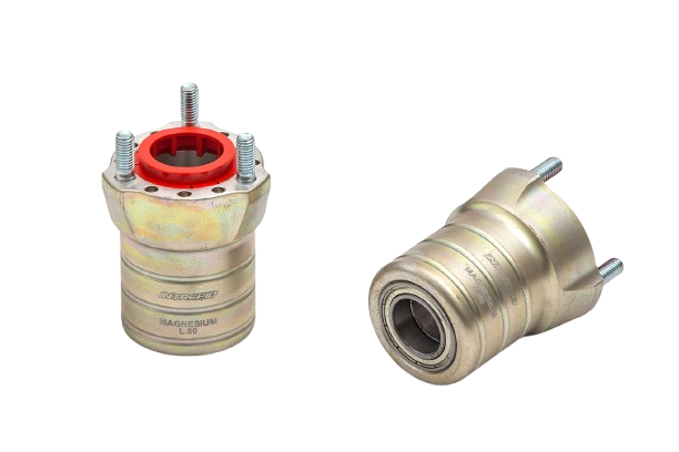 FRONT HUB L.80mm mod.OK - BEARING Ø25mm - MAGNESIUM