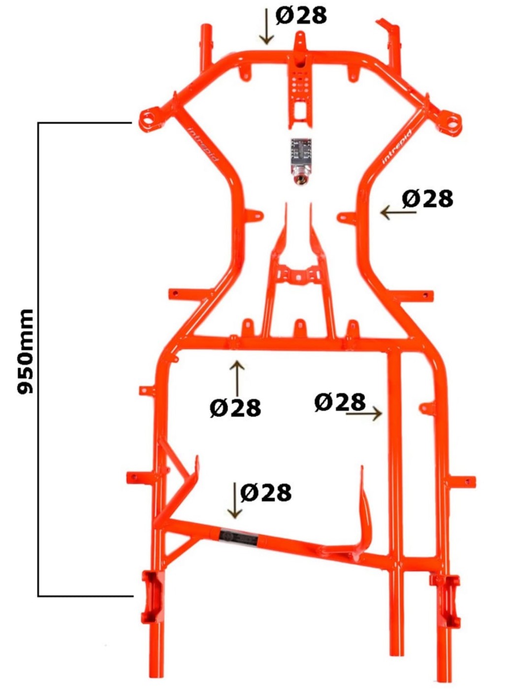 MINI KART (2024) CHASIS Speedy Magnesium mod (CIK/FIA 015-CH-34)