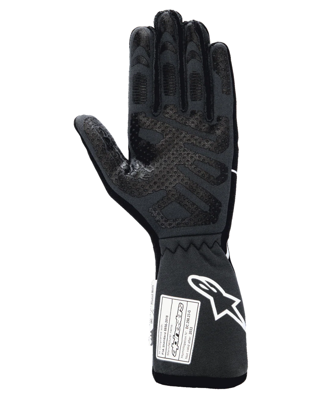 Tech-1 Race V4 FIA/SFI Gloves Negro/Gris
