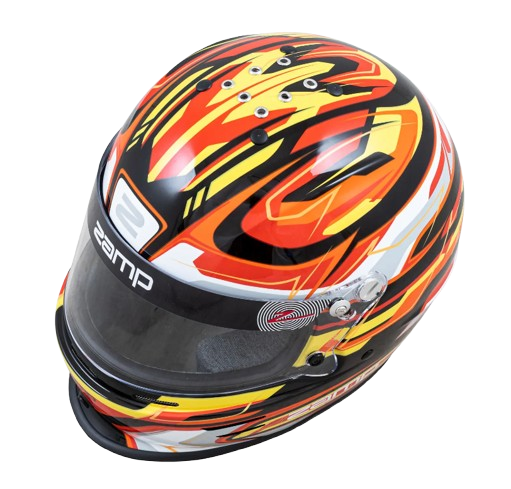 RZ-42Y Youth Graphic Blk/Red/Orange