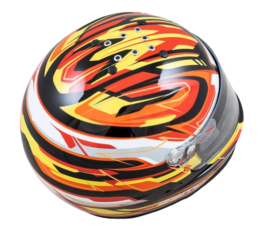 RZ-42Y Youth Graphic Blk/Red/Orange