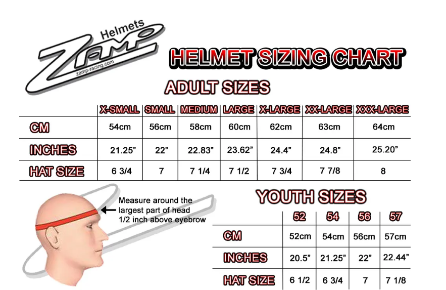 Zamp RZ-64C Helmets Gloss carbon fiber