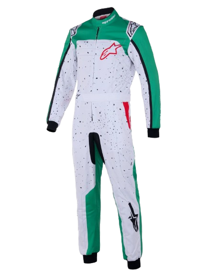 KMX-9 V3 S Graphic 6 Suit White/Green/Red
