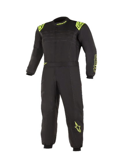 Youth KMX-9 V3 Suit Black/Yellow Fluo
