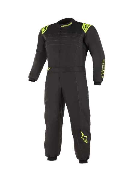 Youth KMX-9 V3 Suit Black/Yellow Fluo