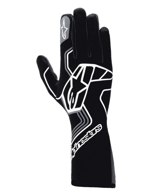 Tech-1 Race V4 FIA/SFI Gloves Negro/Gris