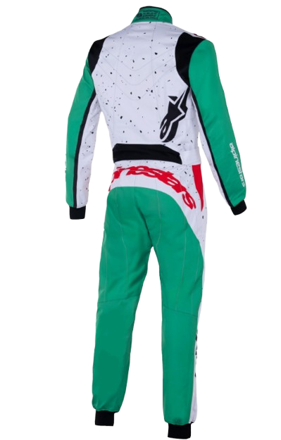 KMX-9 V3 S Graphic 6 Suit White/Green/Red