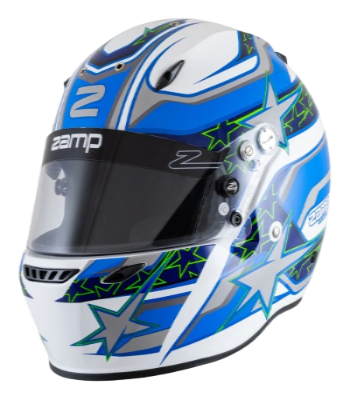 ZR-72 Graphic FIA Small Gloss/White/Blue/ LT Blue
