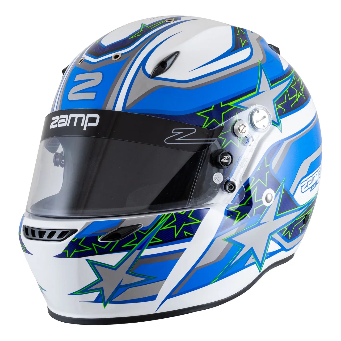 ZR-72 Graphic FIA Small Gloss/White/Blue/ LT Blue