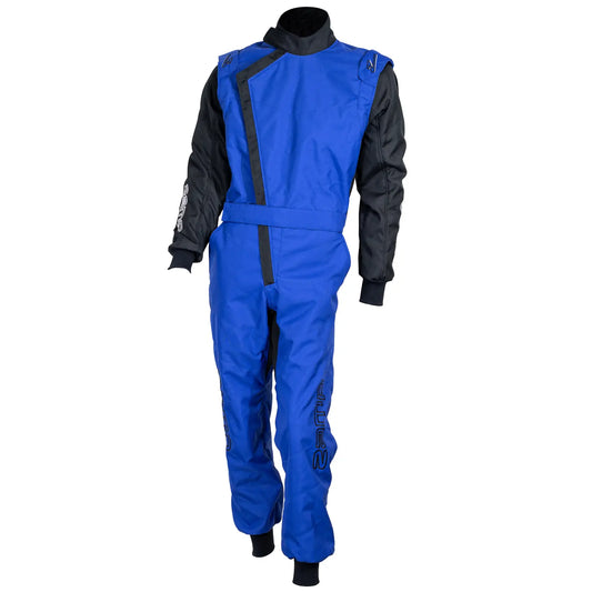 ZK-40 Kart Racing Suit Blue/Black talla M