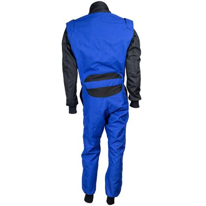 ZK-40 Kart Racing Suit Blue/Black talla M