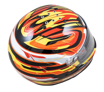 RZ-42Y Youth Graphic Blk/Red/Orange
