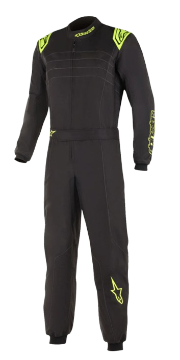 KMX-9 V3 Suit Black/Yellow Fluo