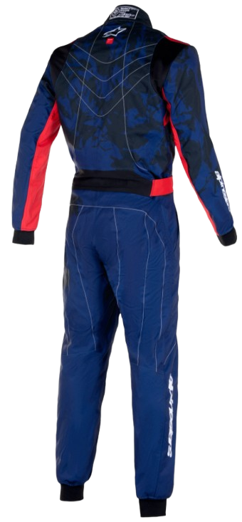 Youth KMX-9 V3 GRAPHIC 5 SUIT FIA - Navy/Red