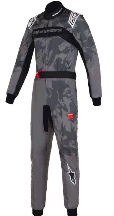 Youth KMX-9 V3 GRAPHIC 5 SUIT FIA - Dark/Grey