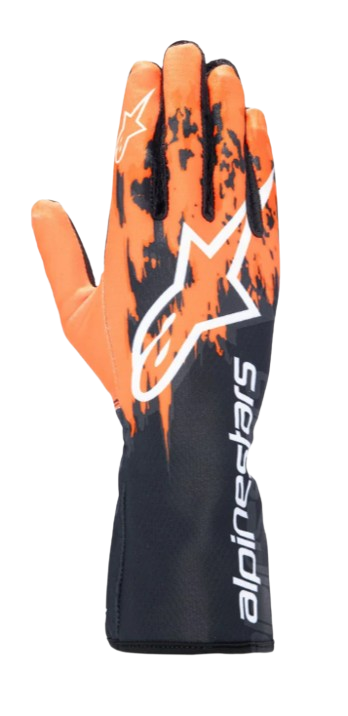TECH-1 K V3 GLOVES - BLK ORANG WH