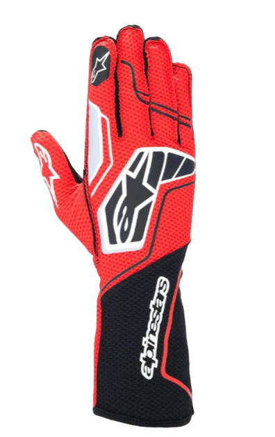 Tech-1 KX V4 FIA Gloves Black Red