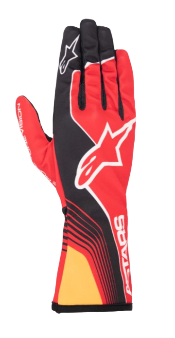 Tech-1 K Race V2 Future Gloves Red TANGERINE