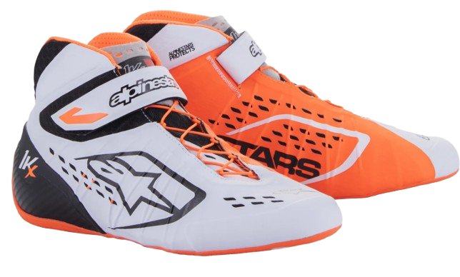 Tech-1 KX V2 Shoes White/Orange fluo