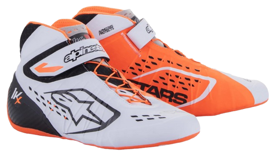 Tech-1 KX V2 Shoes White/Orange fluo