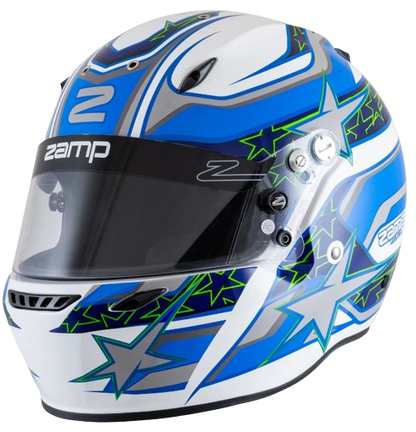 ZR-72 Graphic FIA Small Gloss/White/Blue/ LT Blue