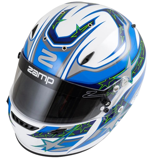 ZR-72 Graphic FIA Small Gloss/White/Blue/ LT Blue