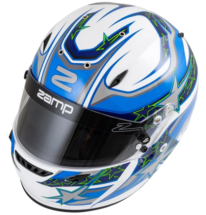 ZR-72 Graphic FIA Small Gloss/White/Blue/ LT Blue