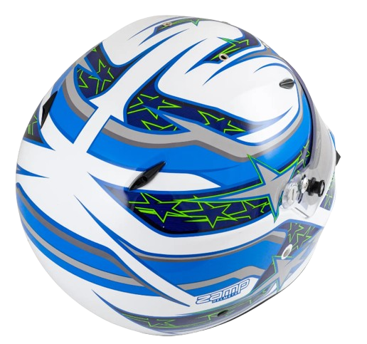 ZR-72 Graphic FIA Small Gloss/White/Blue/ LT Blue