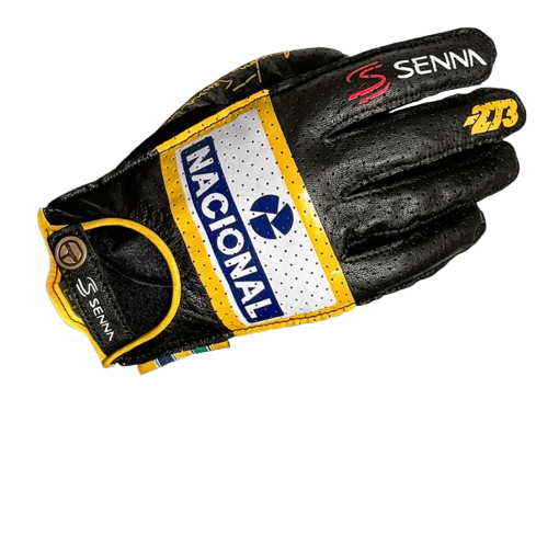 -273 x AYRTON SENNA DRIVING GLOVE Black