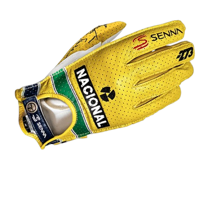 -273 x AYRTON SENNA DRIVING GLOVE Yellow