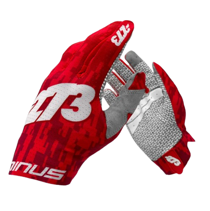 Sim Racing Gloves White/Red