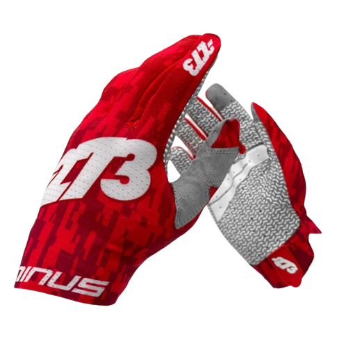 Sim Racing Gloves White/Red